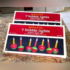 Vintage Bubble Lights-2 Boxes
